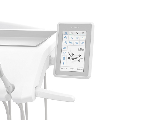 SILVERFOX 8000C-CRS0 Compact – Стоматологическая установка с нижней подачей, без гидроблока и с мягкой обивкой