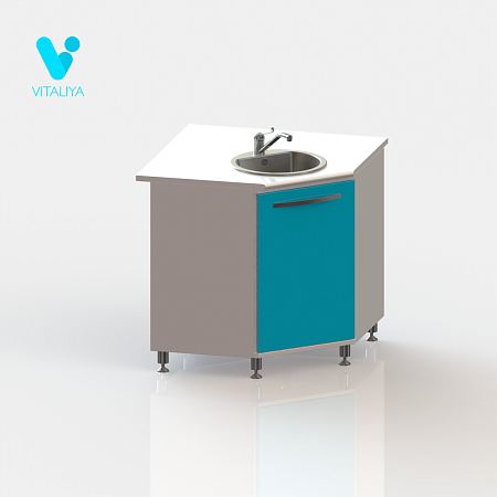 ВИТАЛИЯ МУ Люкс — Медицинская тумба на хромированных ножках